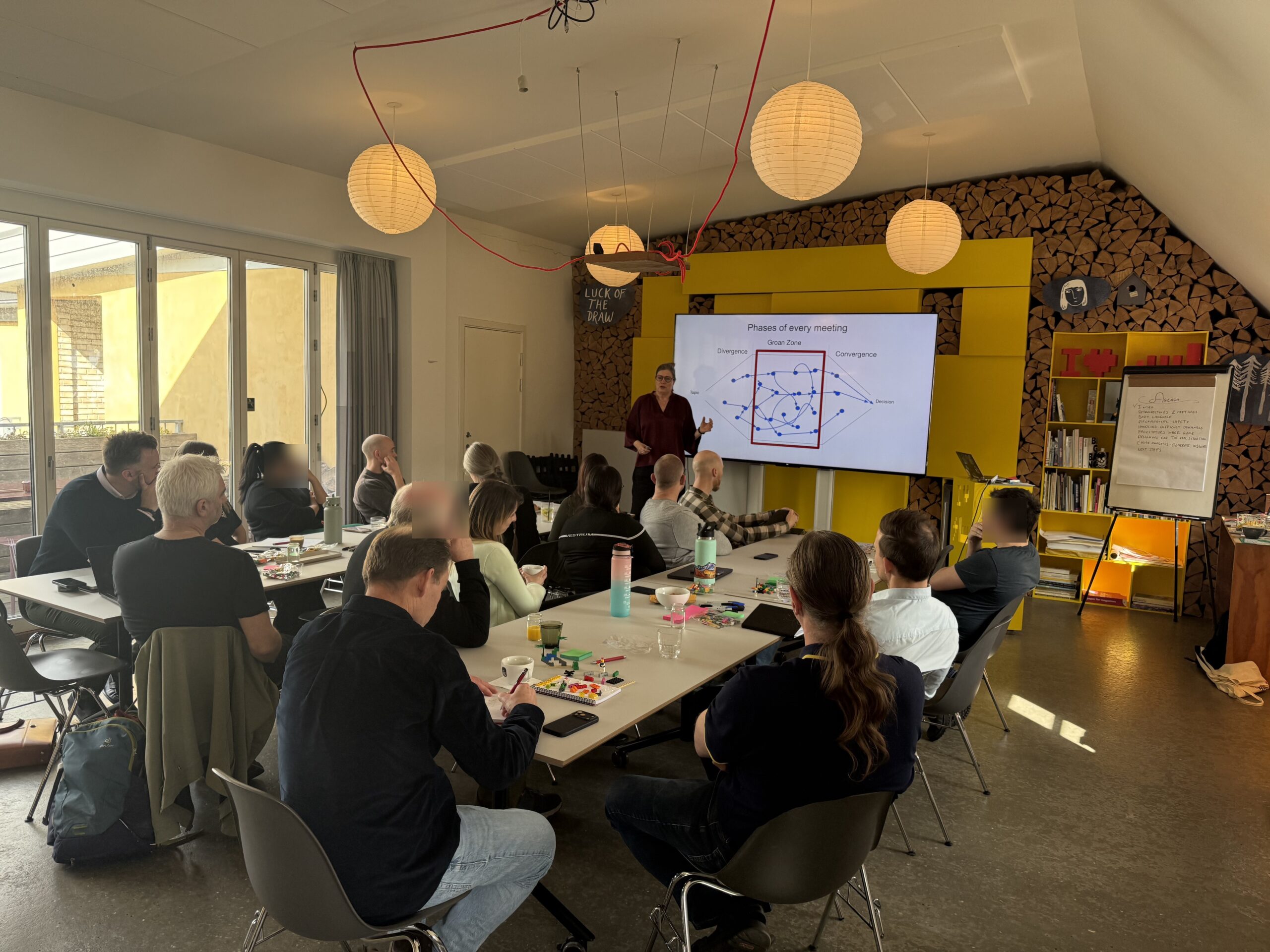 Participants during the Advanced Facilitation Skills Training day